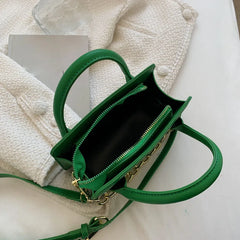 Stylish PU Leather Chain Shoulder Bag for Women