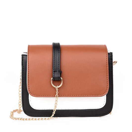 High PU Leather Solid chain Women Crossbody Bags Women Shoulder Bags