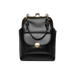 Vintage Solid Pocket Shell Bags 2 Straps Women Shoulder Crossbody Bag