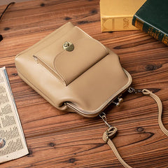 Vintage Solid Pocket Shell Bags 2 Straps Women Shoulder Crossbody Bag