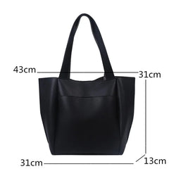 High PU Leather Women Shoulder Bags Tote Bag Casual Large