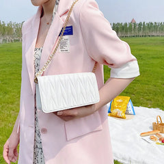 Retro Square Handbag Chain Small Crossbody Bag