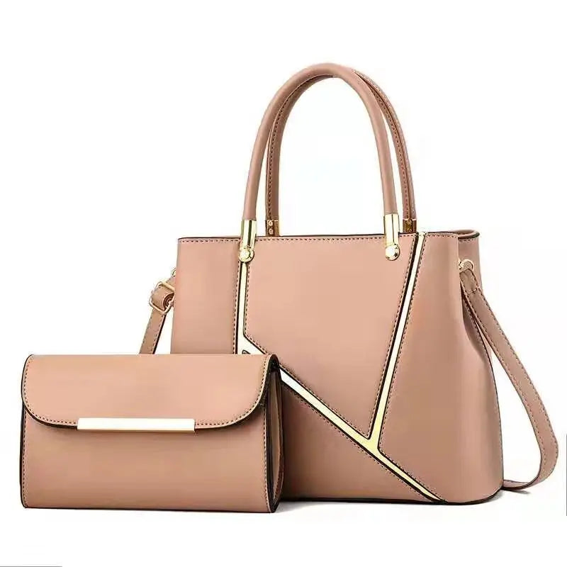 Leather Shoulder Bag Women's Large Capacity Tote