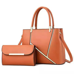 Leather Shoulder Bag Women's Large Capacity Tote