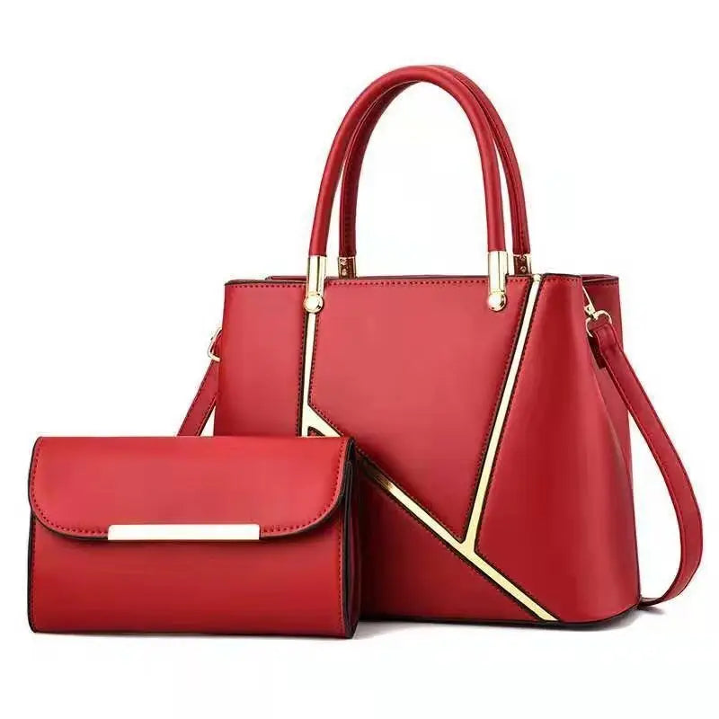 Leather Shoulder Bag Women's Large Capacity Tote