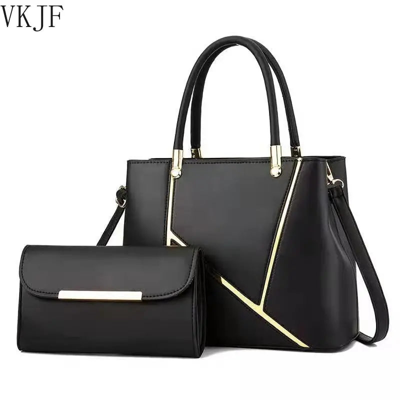 Leather Shoulder Bag Women's Large Capacity Tote