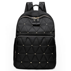 High Rivet Oxford Women Backpacks Student Schoolbag