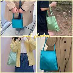 Vintage Satin Women's Small Shoulder Bag
