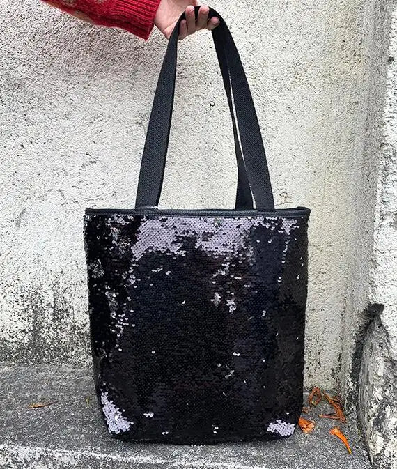 Sequins Gradient Women Large-Capacity Shoulder Bag Handbag