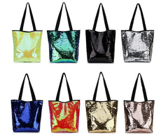 Sequins Gradient Women Large-Capacity Shoulder Bag Handbag