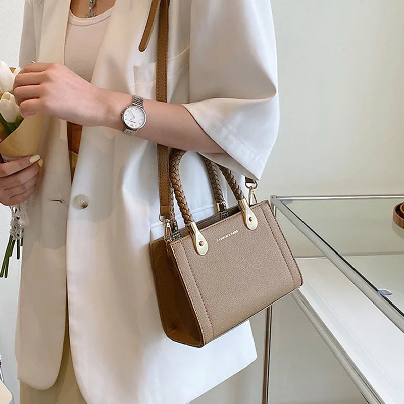 Small Flap Shoulder Crossbody Bag for Women Solid Handbags