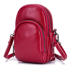Mini Cow Leather Crossbody Bag for Women