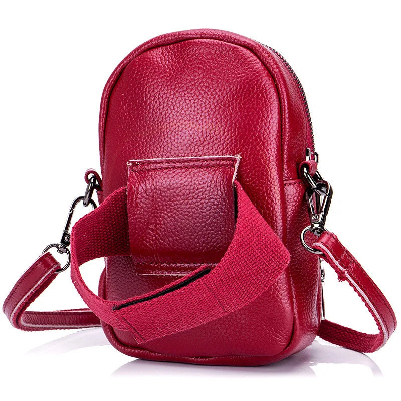 Mini Cow Leather Crossbody Bag for Women