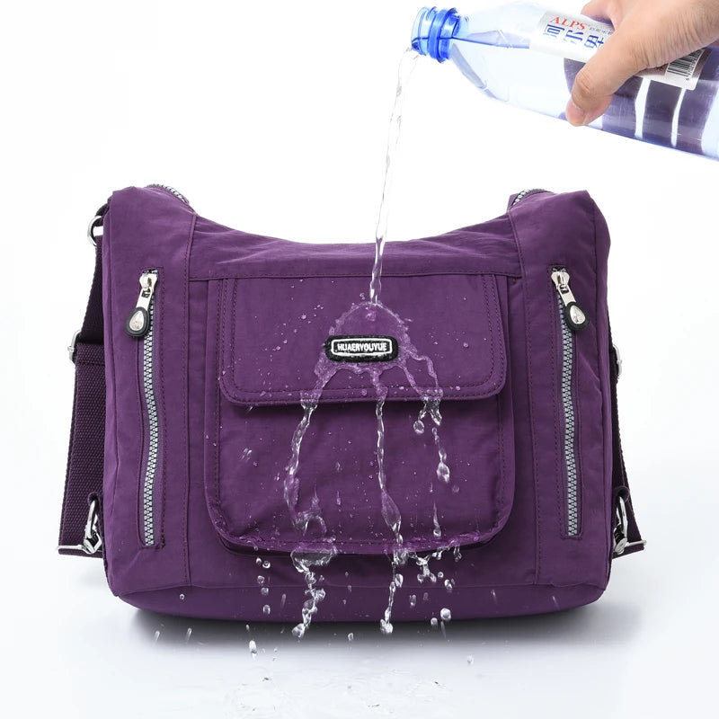 Waterproof Nylon Small Female Shoulder Bag Women Messenger Bags Tote Mini Handba