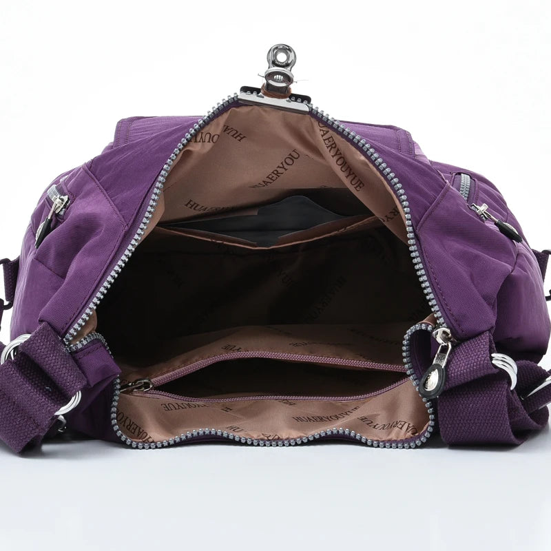 Waterproof Nylon Small Female Shoulder Bag Women Messenger Bags Tote Mini Handba