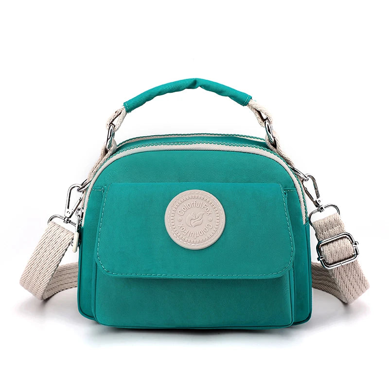 Small Female Tote Handbags Women's Shoulder bag Nylon Messenger Bag