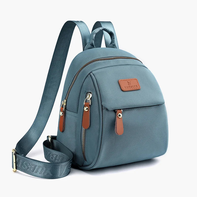 Waterproof Nylon Women's Mini Backpack for Shopping