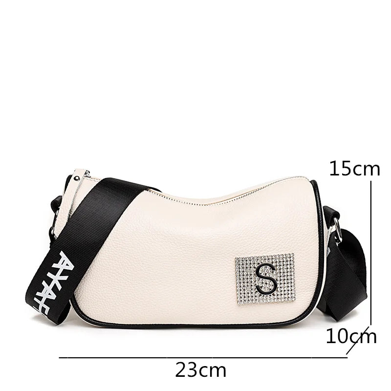 Soft Leather Women Shoulder Handbags Ladies Tote Bags Wallet