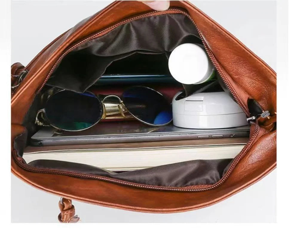 Stylish Soft Leather Crossbody Bag for Women