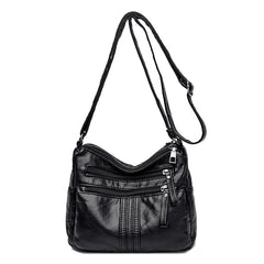 Soft Leather Crossbody Shoulder Bag for Women Sac