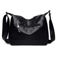 Women's Soft Leather Shoulder Bag Large Crossbody Handbag