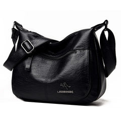 Women's Soft Leather Shoulder Bag Large Crossbody Handbag