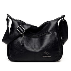 Women's Soft Leather Shoulder Bag Large Crossbody Handbag