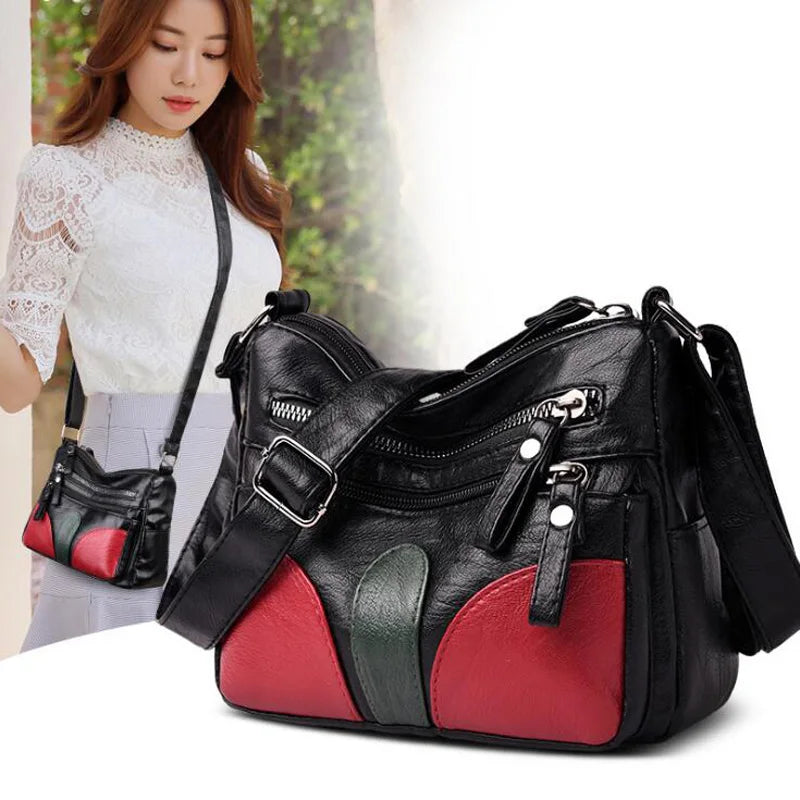 Soft Leather Women Bag Large Capacity Shoulder Bags