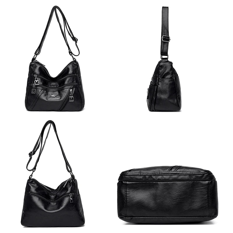 Soft Pu Leather Women Shoulder Bag Handbags Crossbody Bag