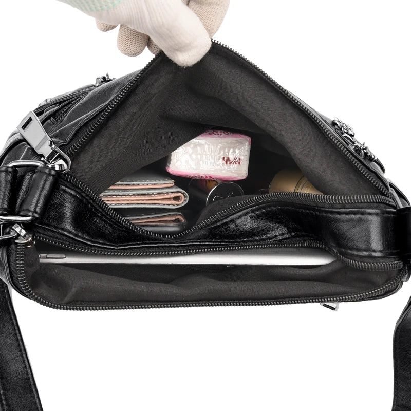 Soft Pu Leather Women Shoulder Bag Handbags Crossbody Bag