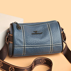 Women's High Solid Leather Shoulder Crossbody Bags