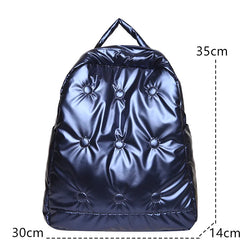 High Space Down Backpack for Women Large Capacity Winter Girls Backpacks