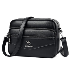 Split Leather Shoulder Bag Women Ladies Crossody