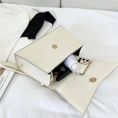 High Versatile Leather Texture Handbag Chain Handbag Shoulder Bag