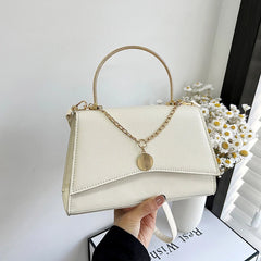 High Versatile Leather Texture Handbag Chain Handbag Shoulder Bag