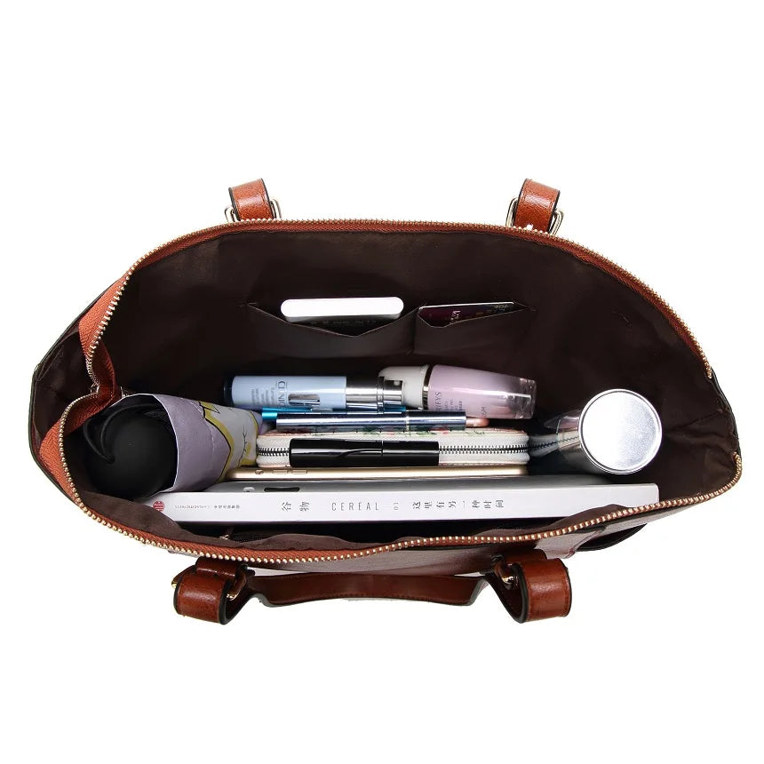 High Vintage Shoulder Satchel Bag for Women