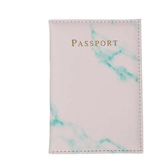 Waterproof Marble Style Passport Holder Cover