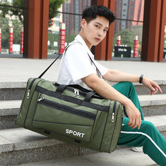 Waterproof Oxford Travel Bag Men's Sport Duffle Large Capacity Handbag