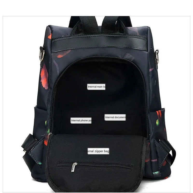 Waterproof Oxford Women Backpack Large Capacity Backpack