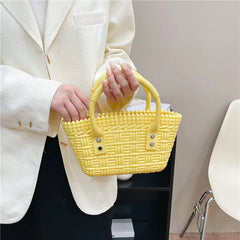 High Weave Women Handbags Ladies Hand Bags Leather Bags Crossbody Bag