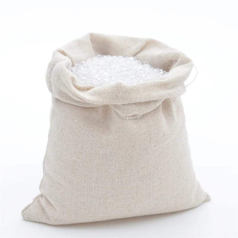 Colorful Storage Linen Bags Organza Drawstring Wedding Christmas Pouches