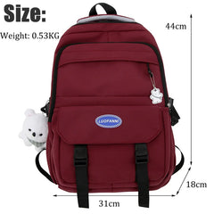 High Woman Backpack Schoolbag For Teenage Girls Boys Student Rucksack College