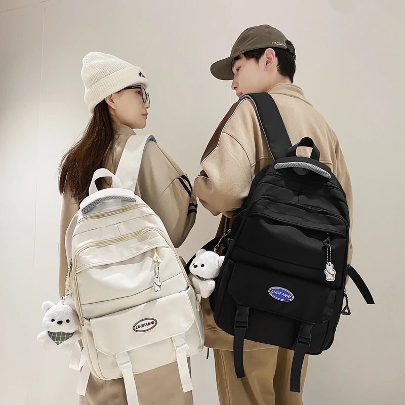 High Woman Backpack Schoolbag For Teenage Girls Boys Student Rucksack College