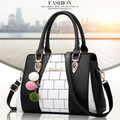 Tassel Leather Handbag for Women Shoulder Messenger Bag