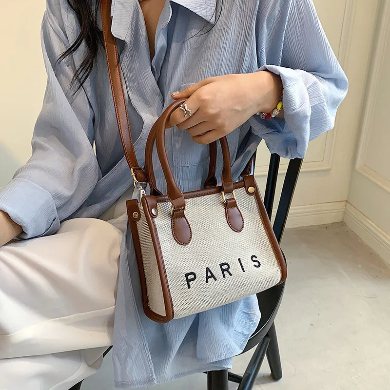 Women Canvas Handbags Tote Bags Shoulder Messenger Large Capacity
