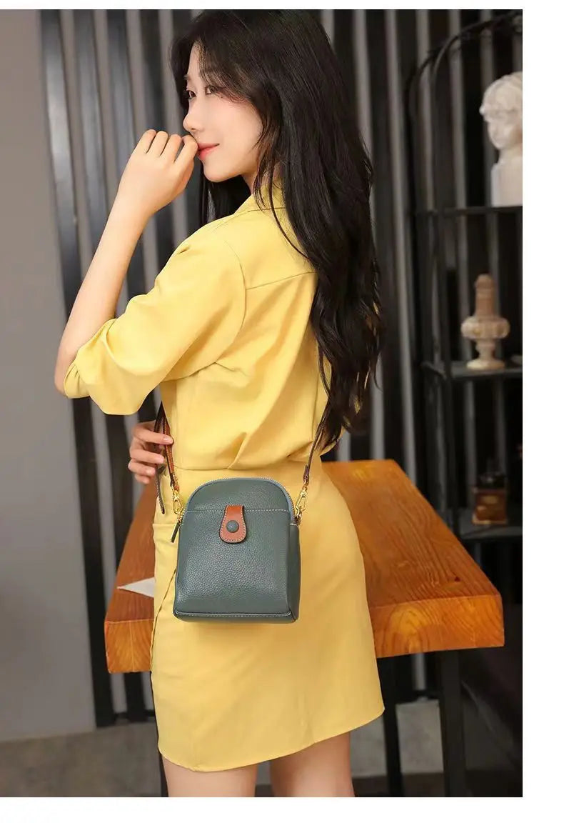 Women Leather Handbags Purses Lady Shoulder Messenger Crossbody Bags