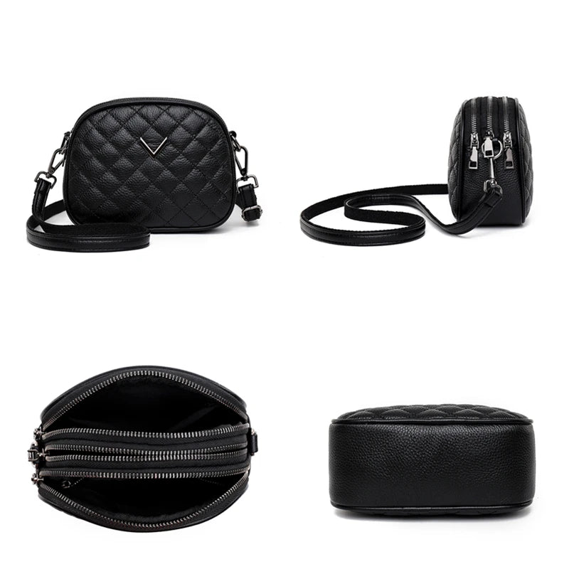 Genuine Leather Shoulder Bag Women's Tote Bag