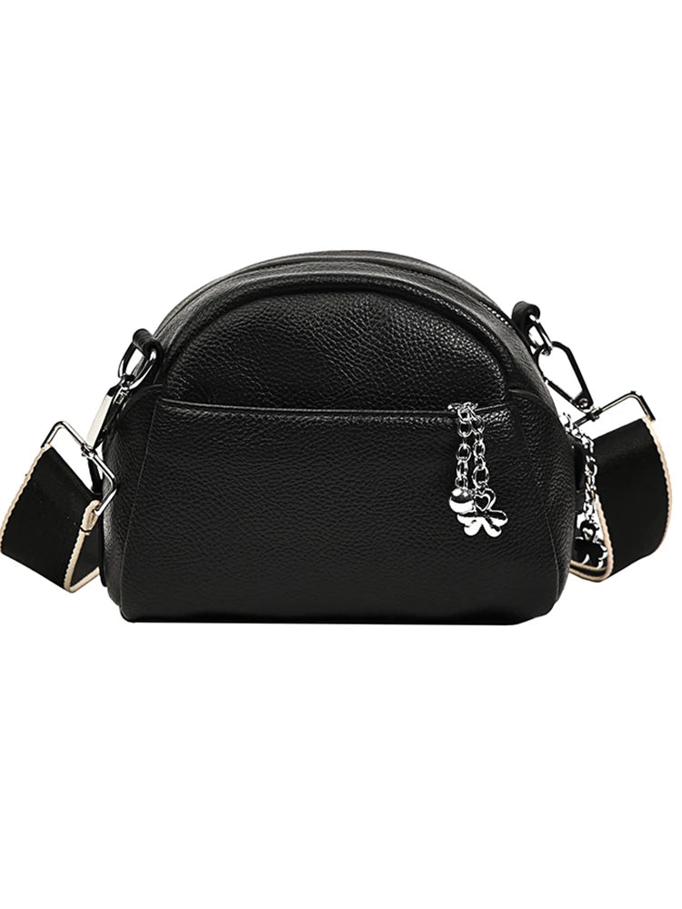 PU Leather Women Messenger Bag Vintage Handbag Girls Crossbody Bag
