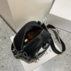 PU Leather Women Messenger Bag Vintage Handbag Girls Crossbody Bag