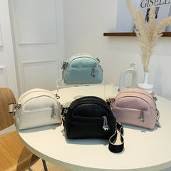 PU Leather Women Messenger Bag Vintage Handbag Girls Crossbody Bag